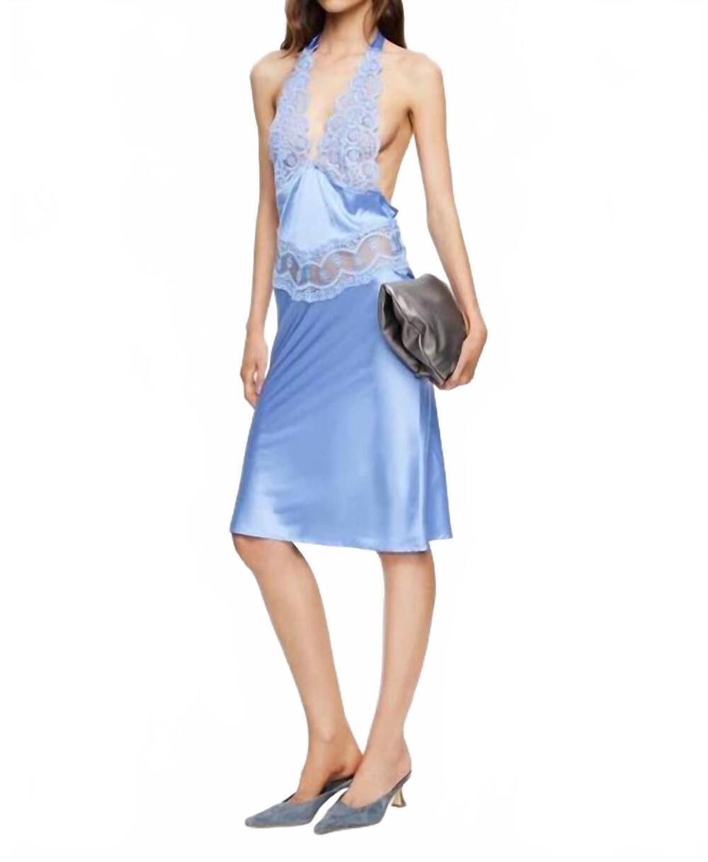 NEW LIONESS solana midi dress in persian jewel
